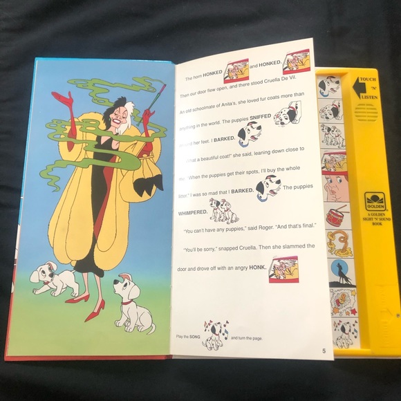 VINTAGE Golden Sound Story - 101 Dalmatians - Picture 5 of 7